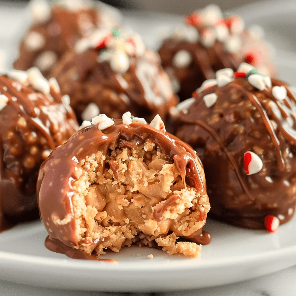 No-Bake PEANUT BUTTER BALLS