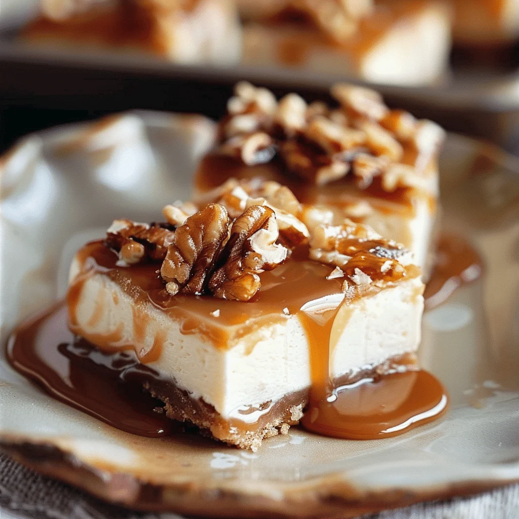 Caramel Cheesecake Bars Recipe