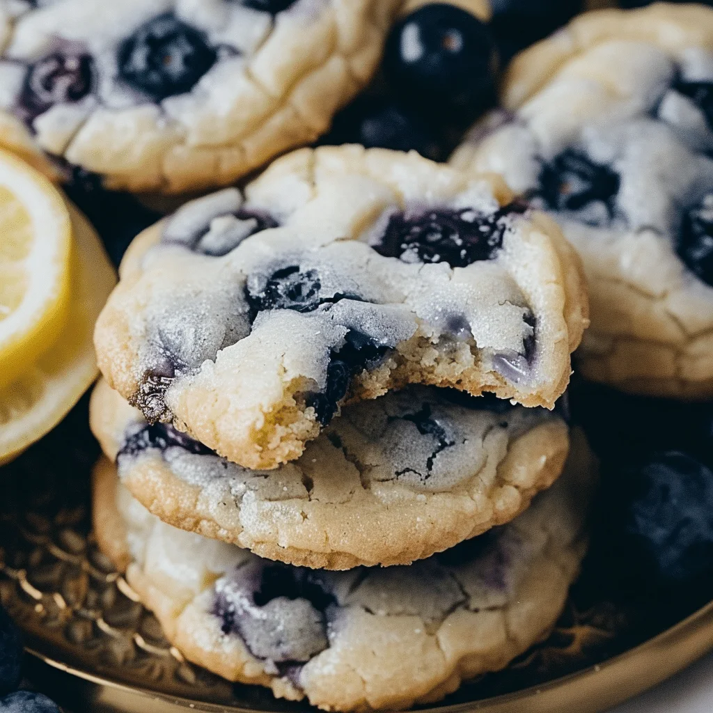 Lemon Blueberry Cookies