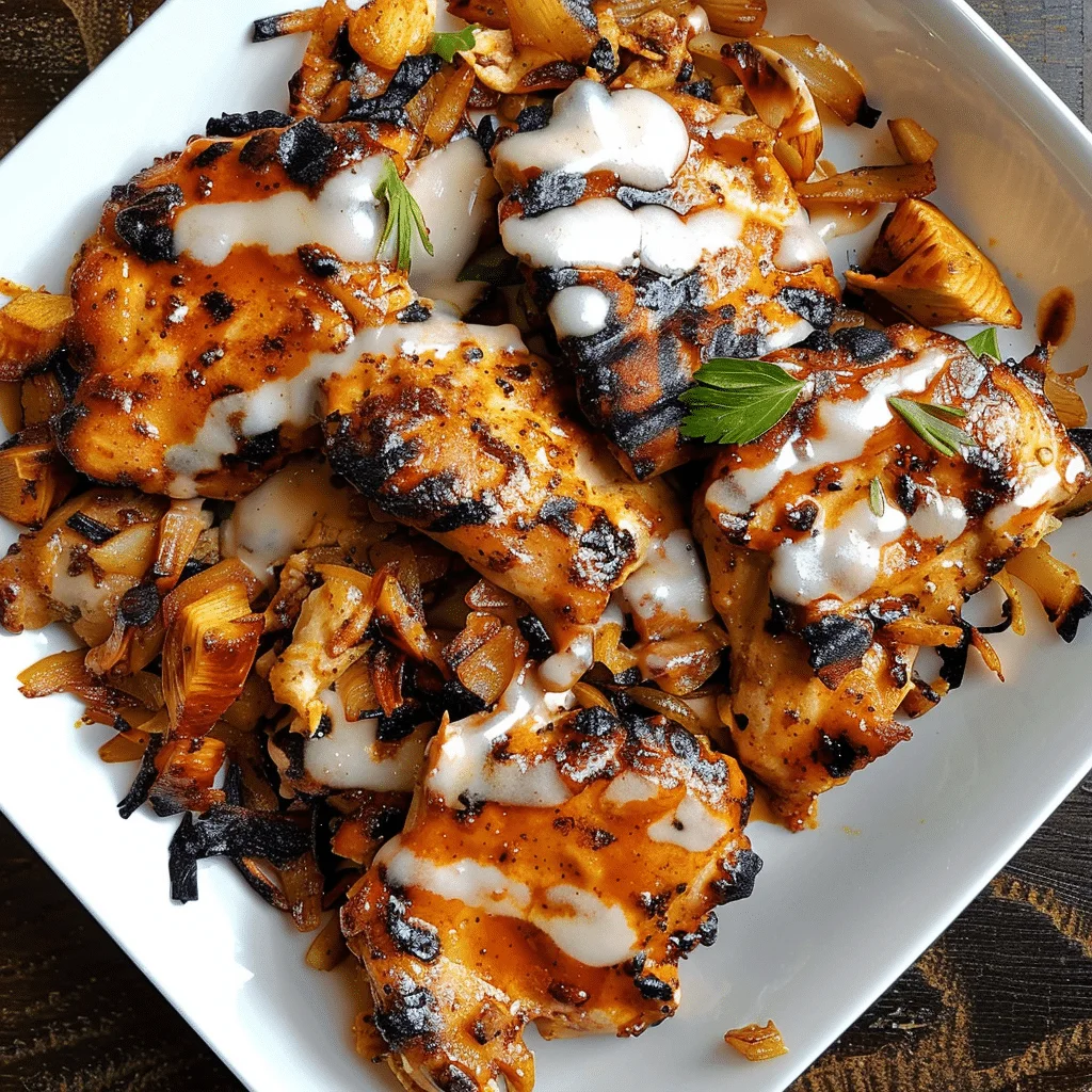 Low Carb BBQ Chicken Thighs