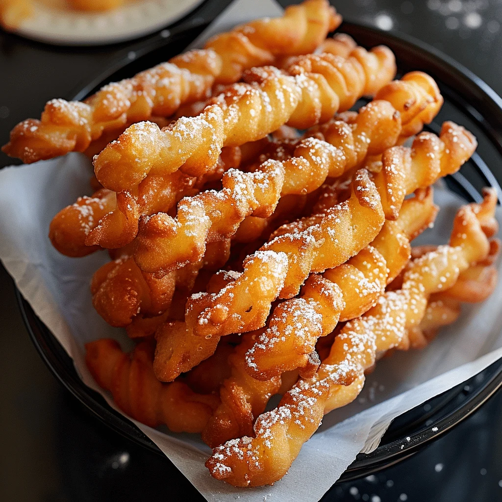 Crispy Funnel Cake Sticks