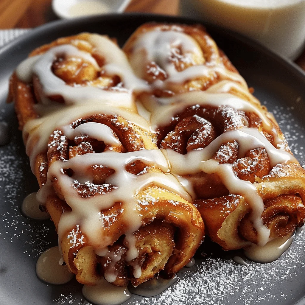 Cinnamon Roll French Toast Roll-Ups