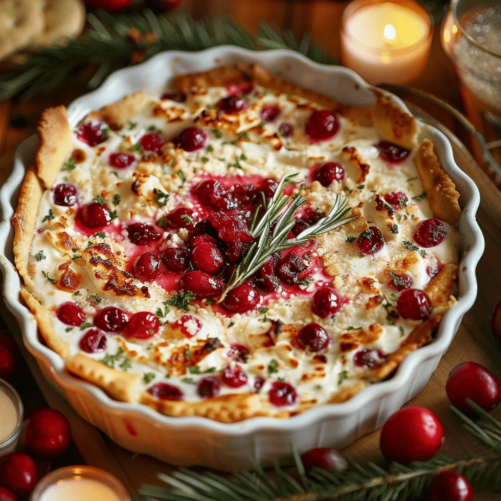 Baked Cream Cheese Cranberry Dip