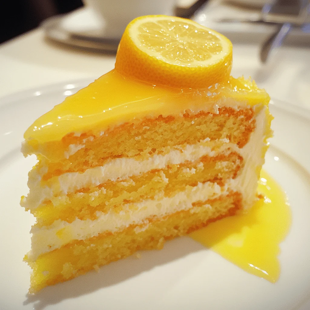 A LEMON CAKE TO DIE FOR