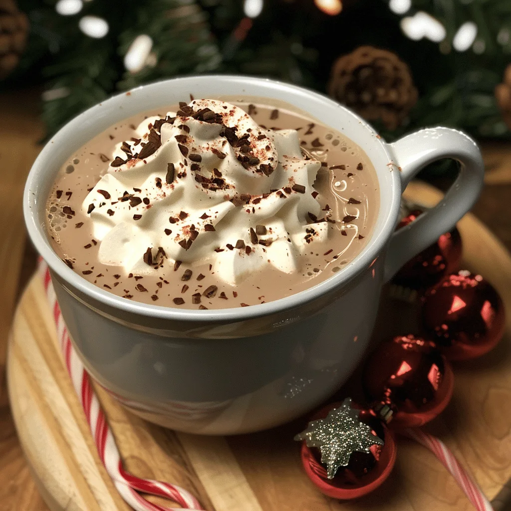 Christmas Eve Creamy Crockpot Hot Chocolate