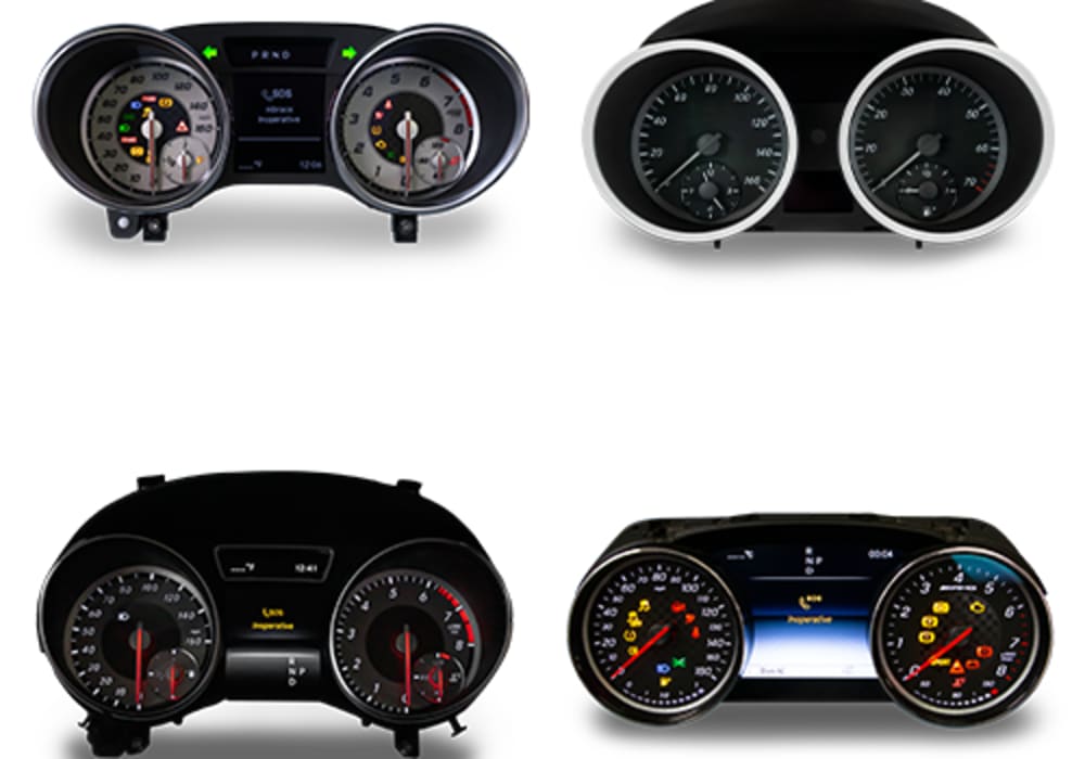 combi instrument tool dashboard speedometer cluster Mercedes-Benz