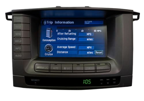 Navigation / Radio Display Repair Service For Toyota Land Cruiser