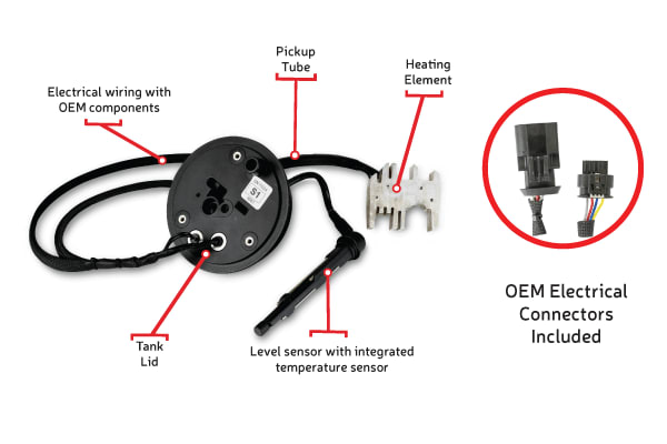 Def Heater Module Chematic DEF Tank Heater Kit for Freightliner Sprinter 2500/3500 | XeMODeX Inc.