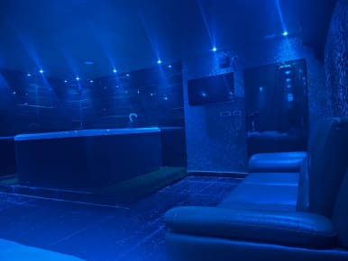 Elegantly lit treatment room