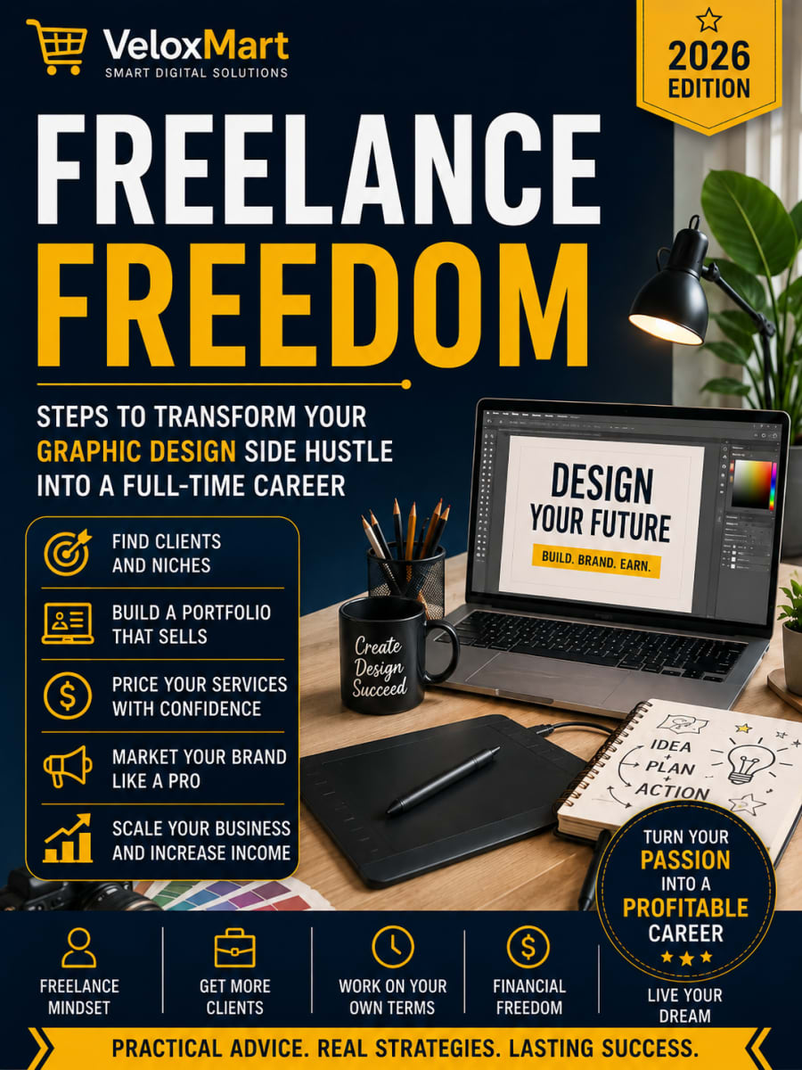 Freelance Freedom - Steps to Transform Your Graphic Design Side Hustle into a Full-Time Career