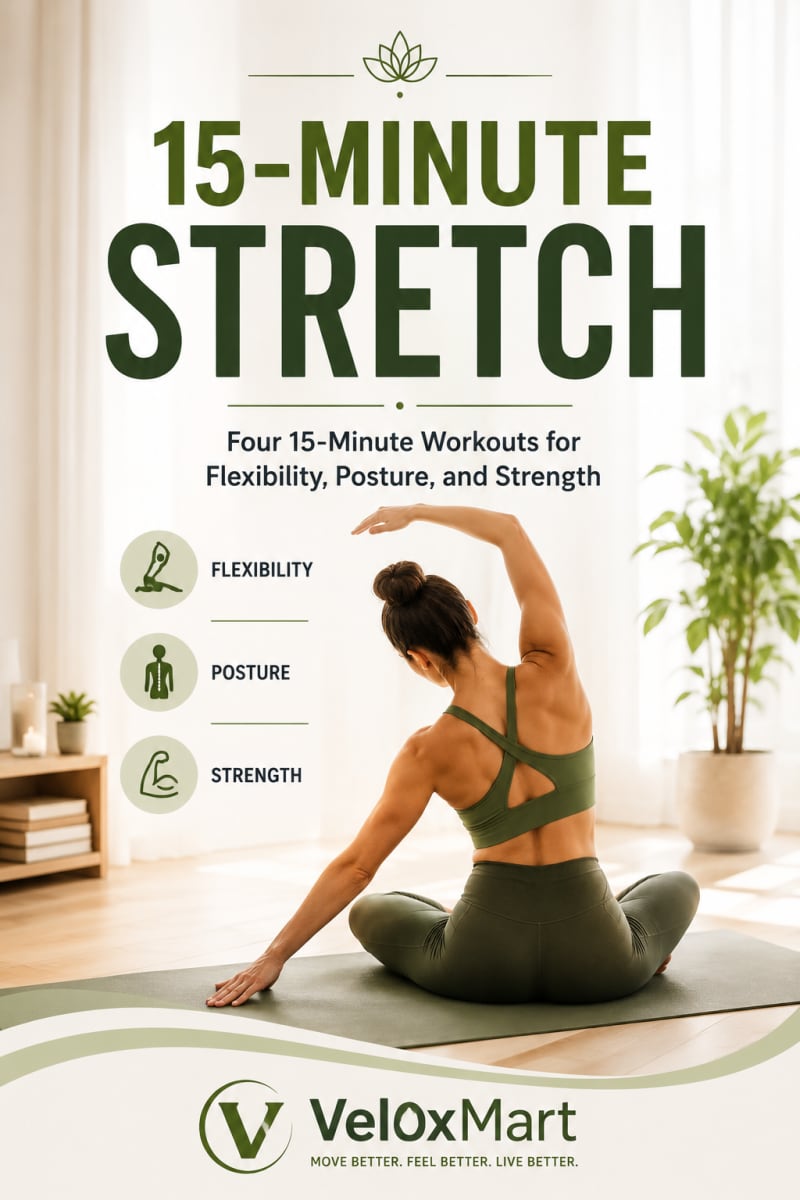 15-Minute Stretch - Four 15-Minute Workouts for Flexibility, Posture, and Strength