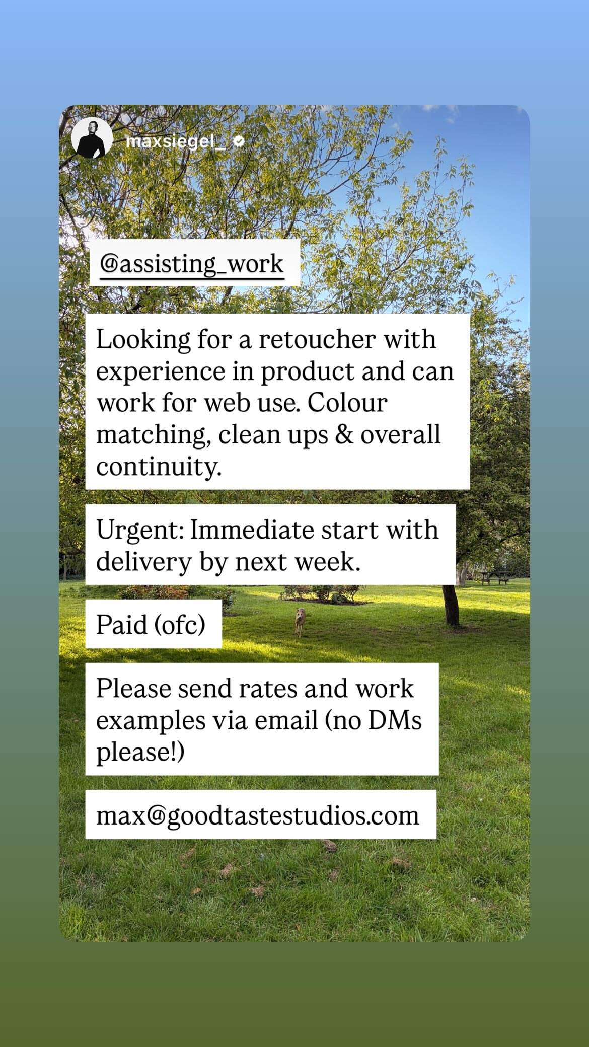 Job post media