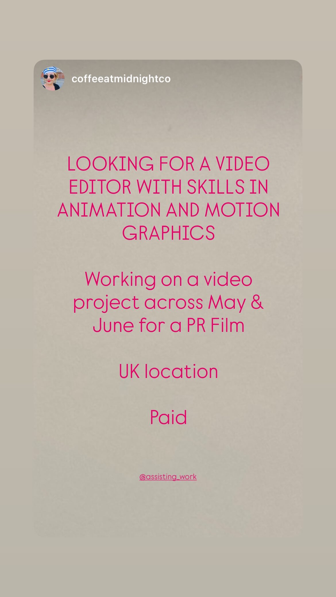 Job post media