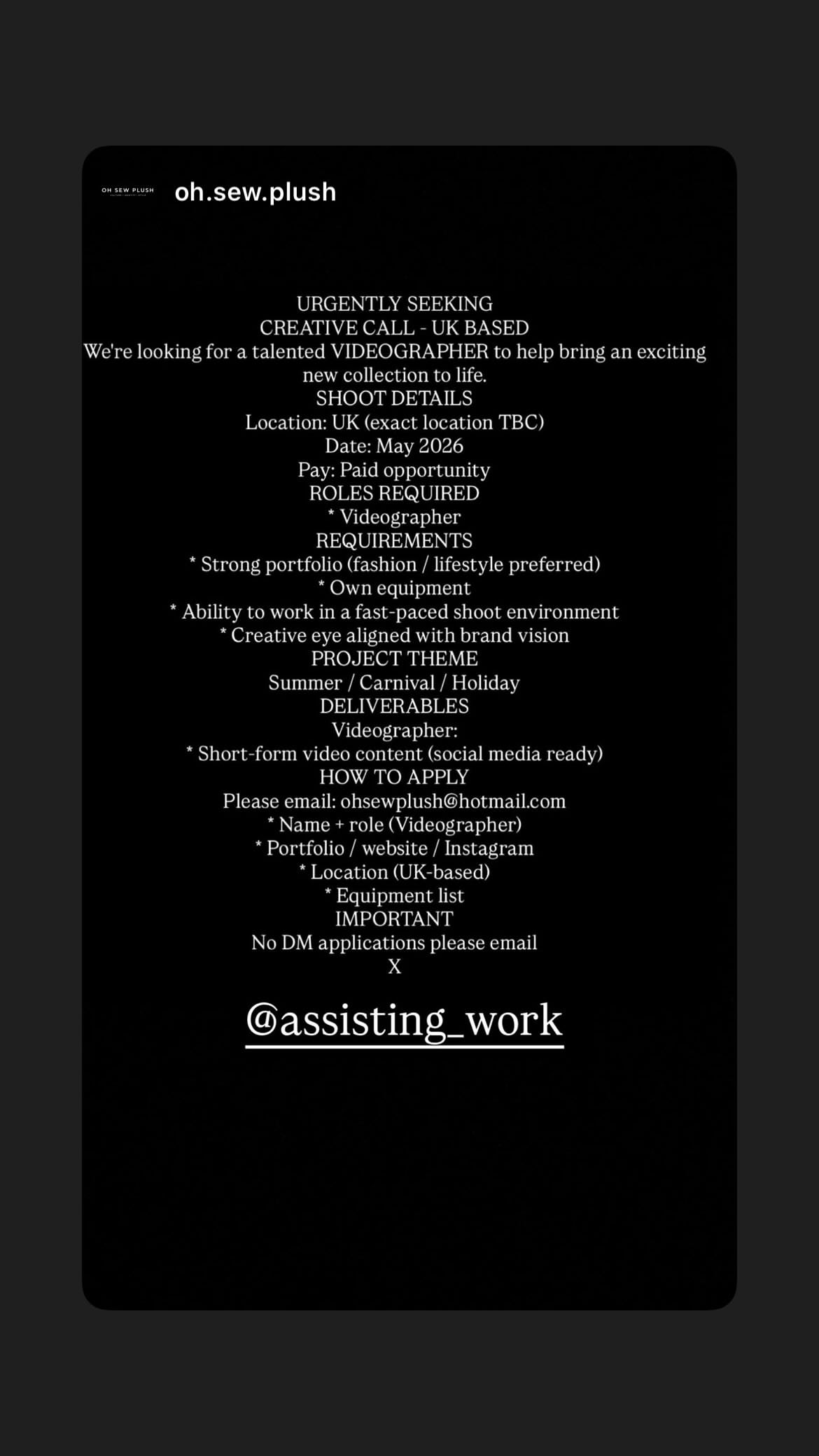 Job post media