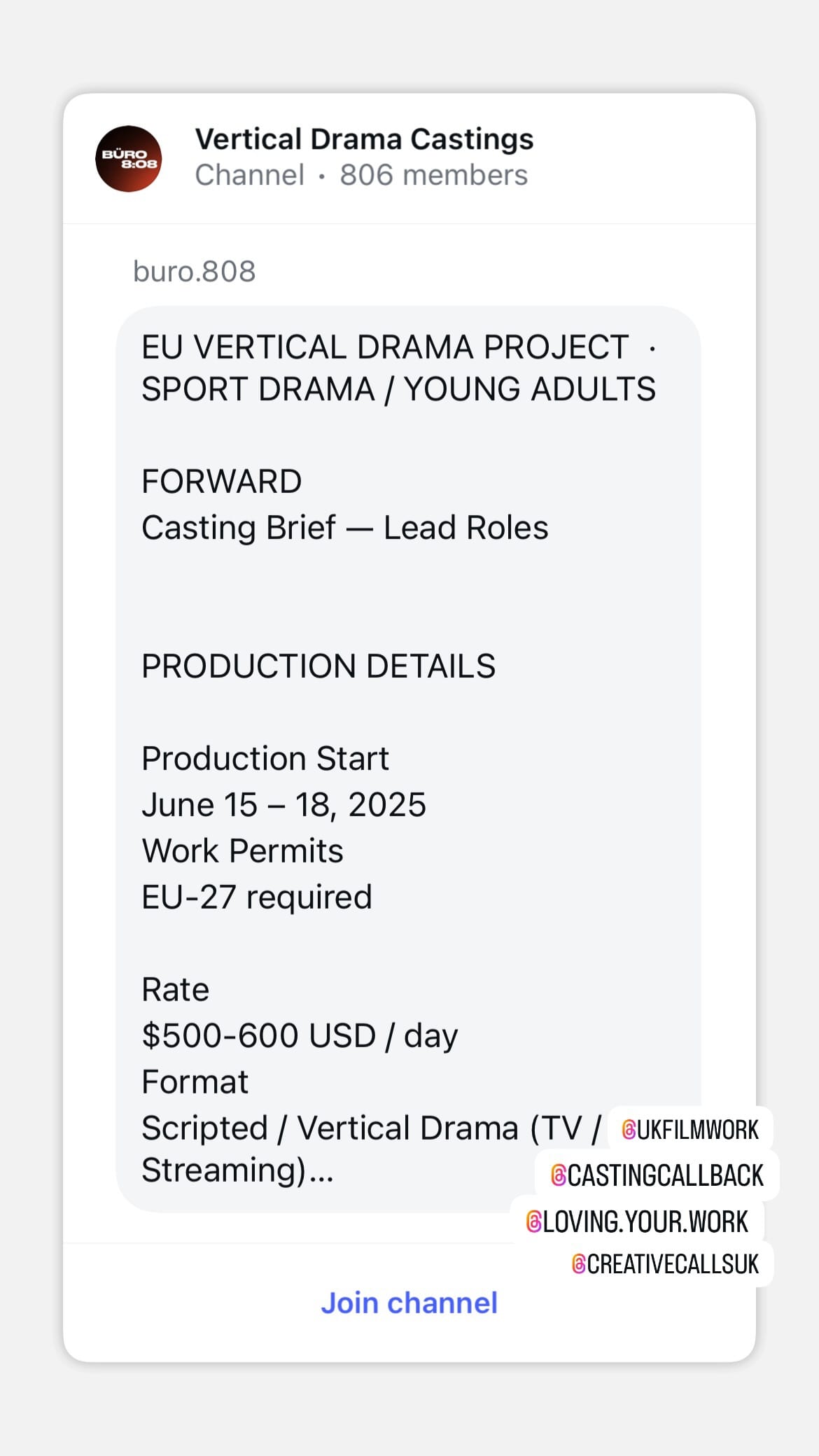 Job post media