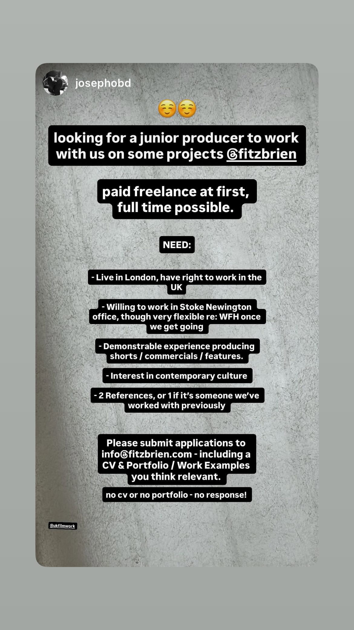 Job post media
