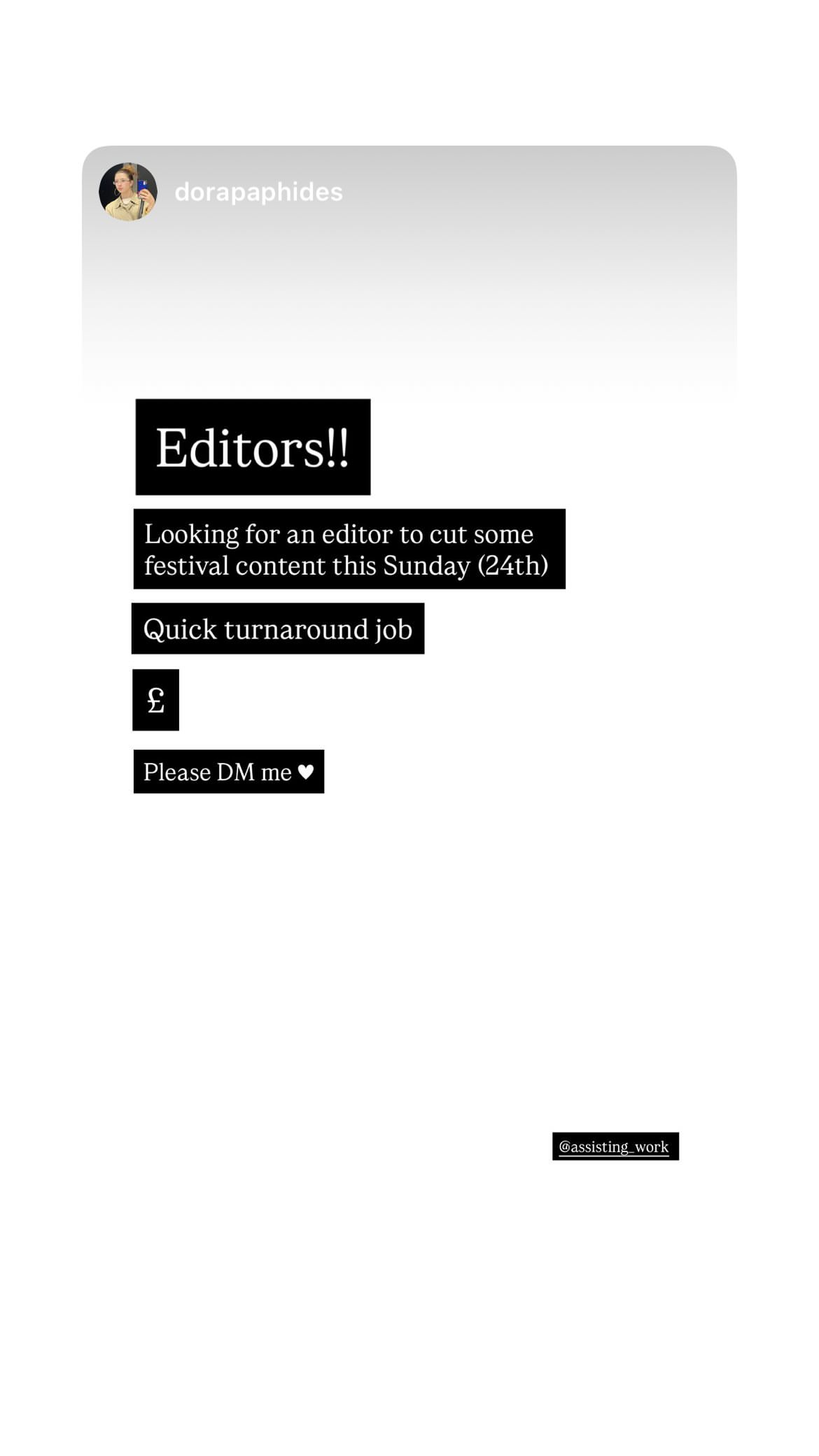 Job post media