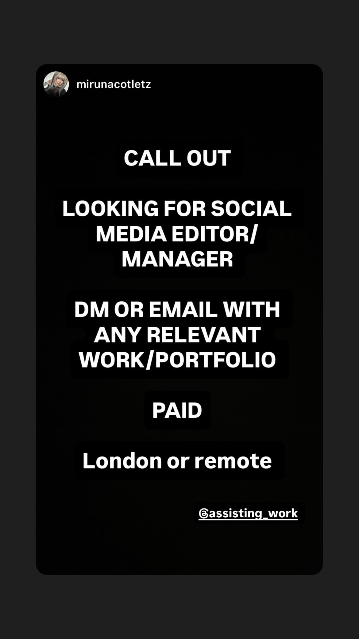 Job post media