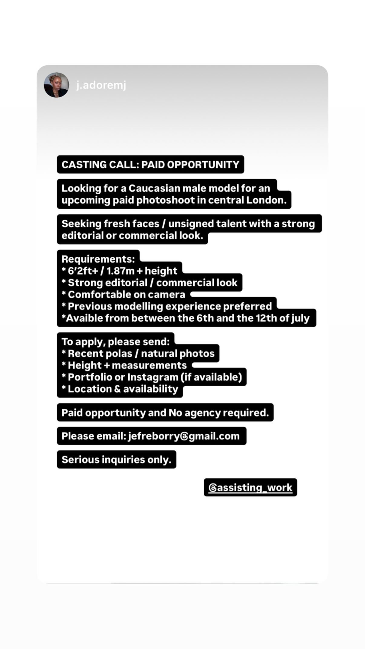 Job post media