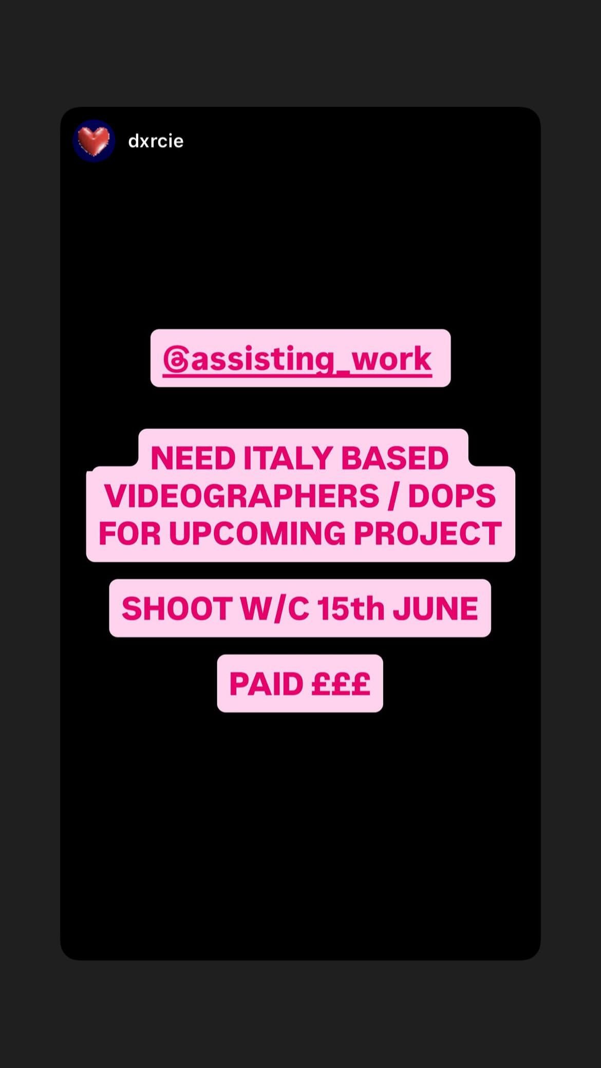 Job post media