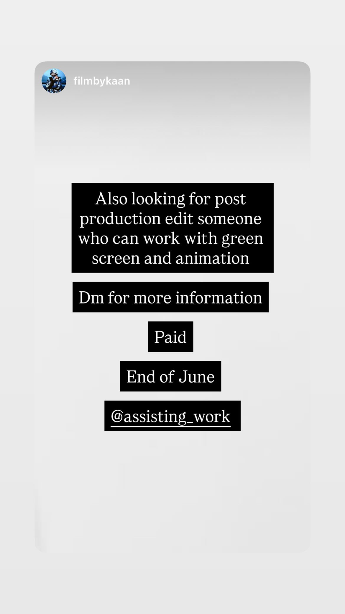 Job post media