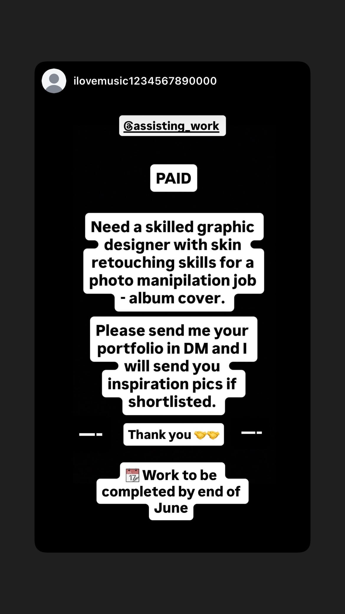 Job post media