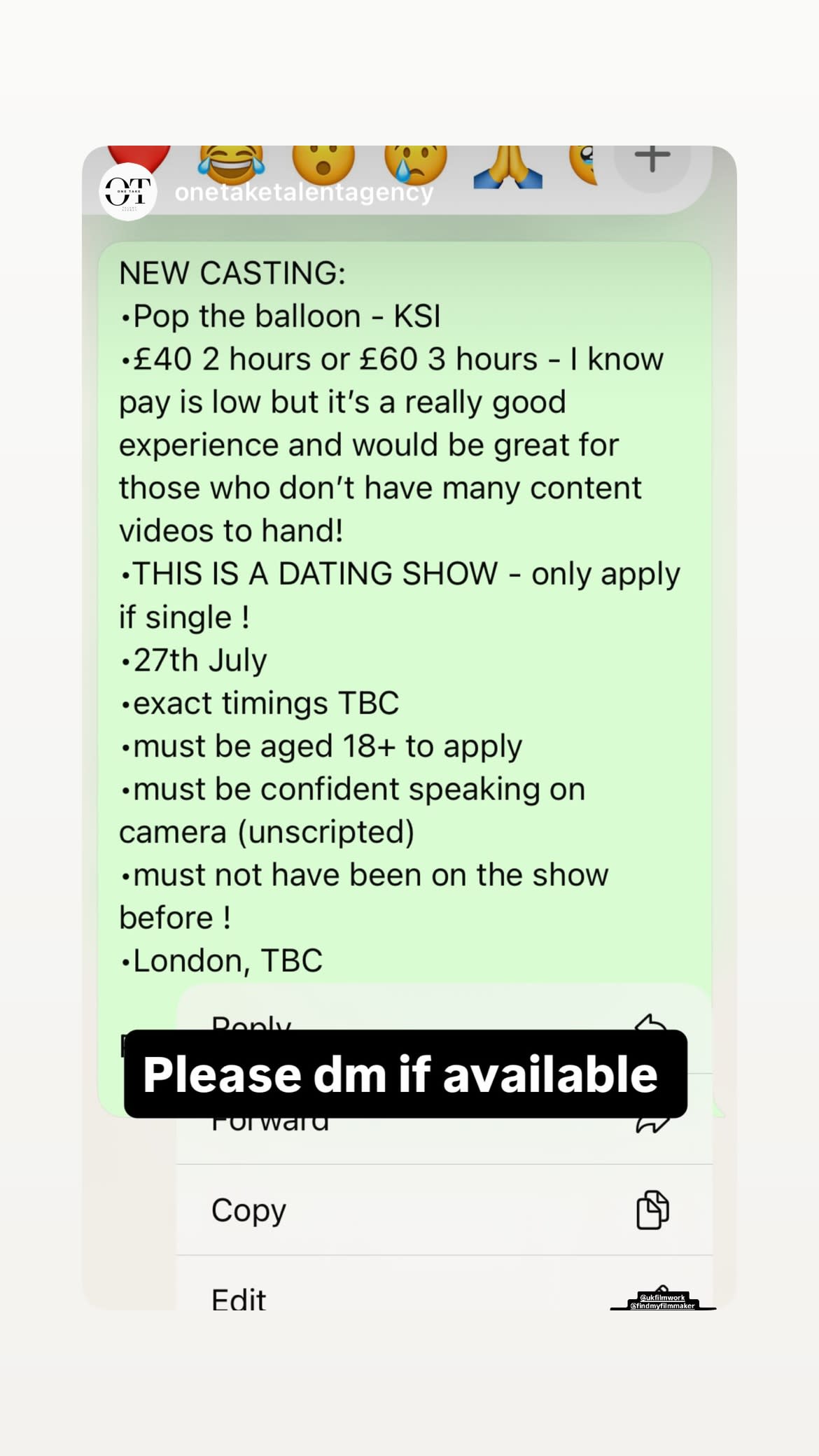 Job post media