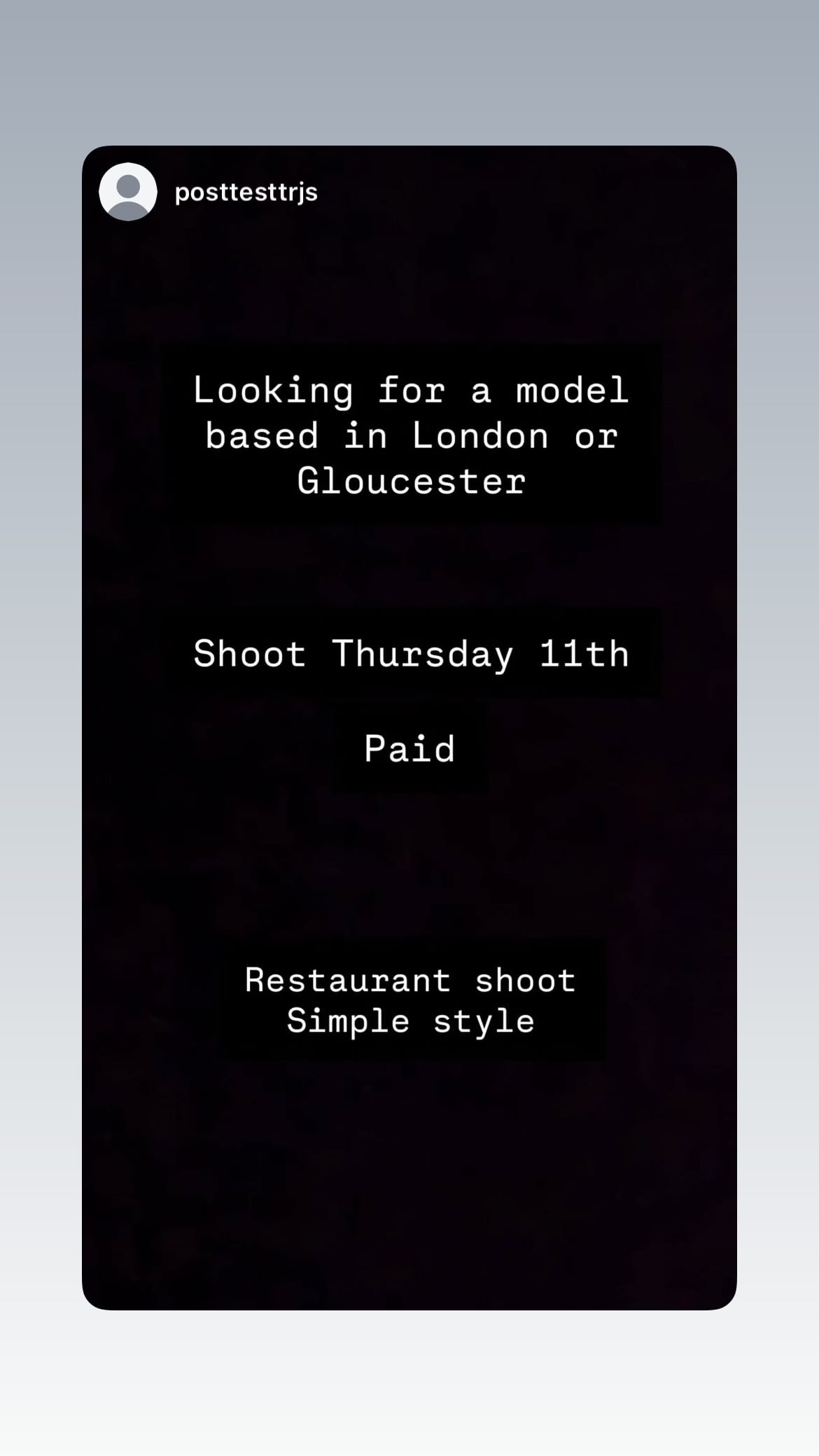 Job post media