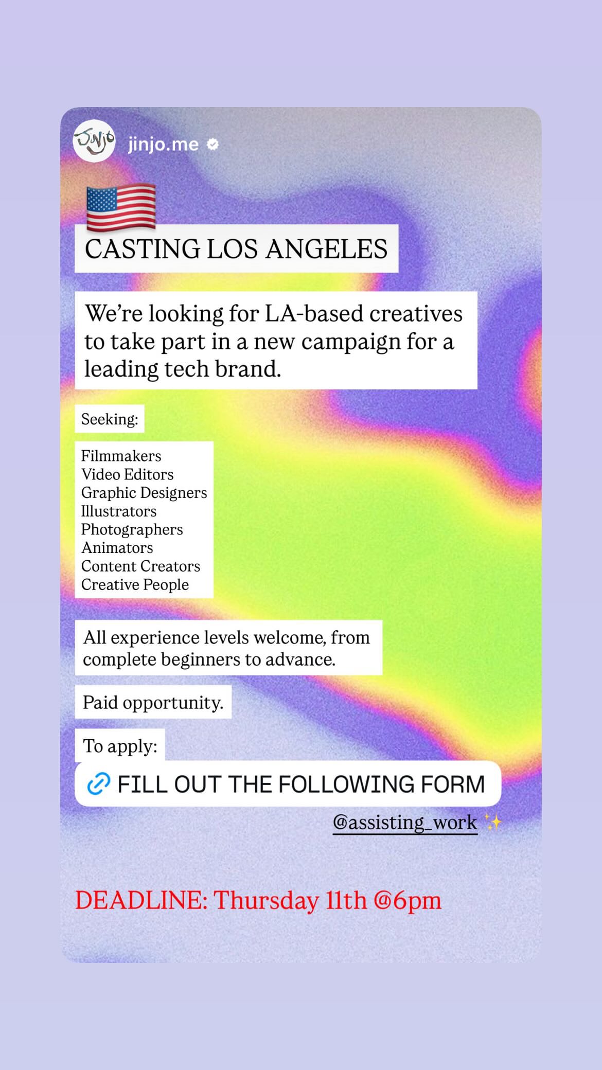 Job post media
