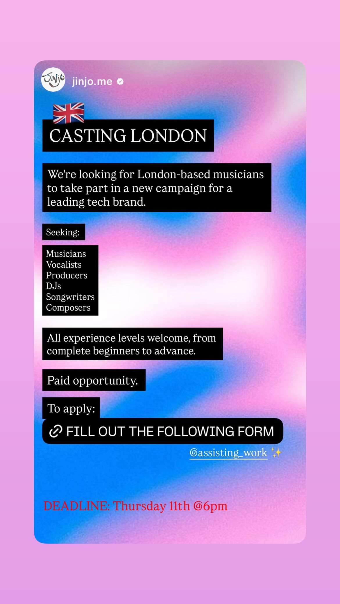 Job post media