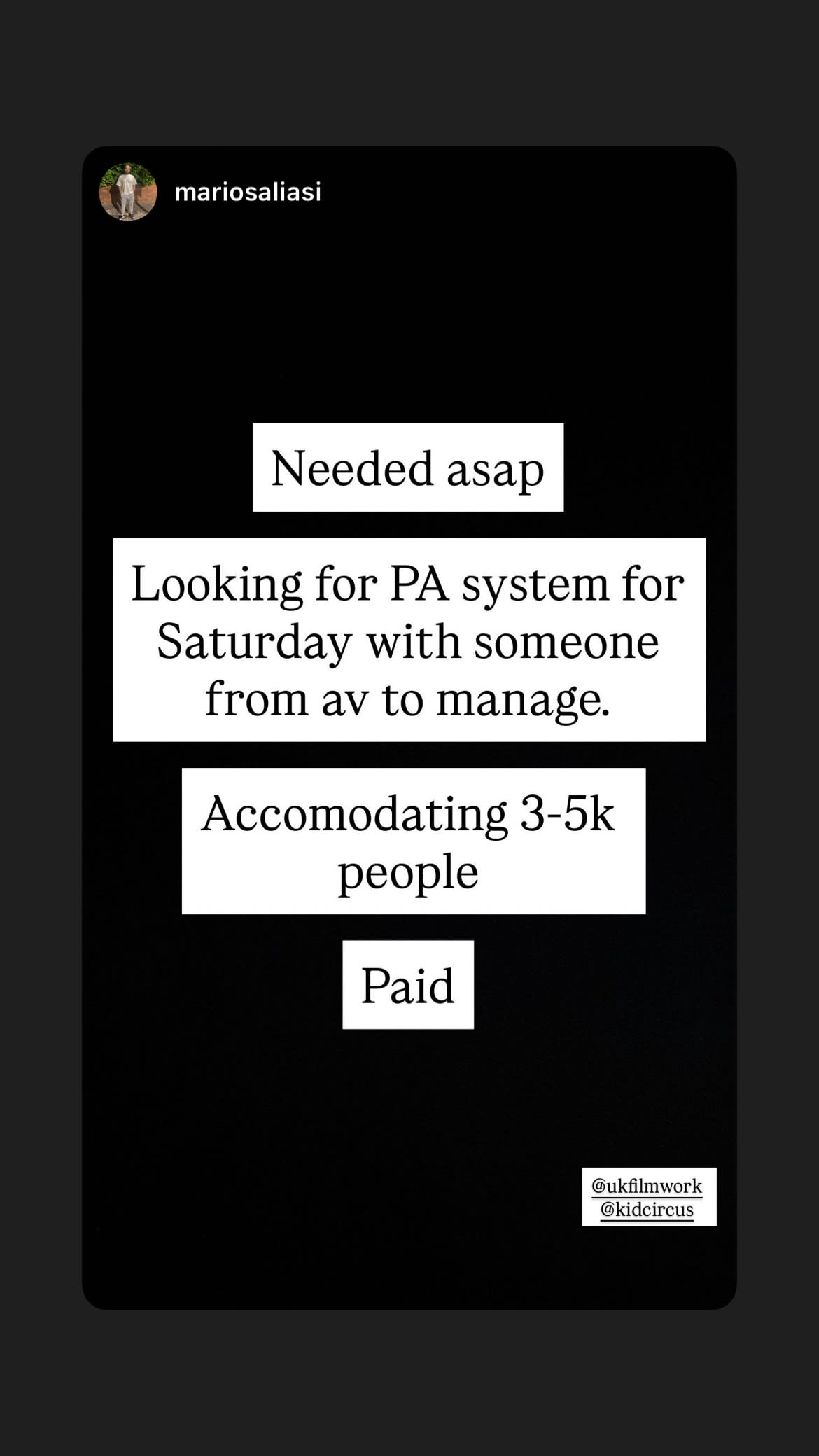 Job post media