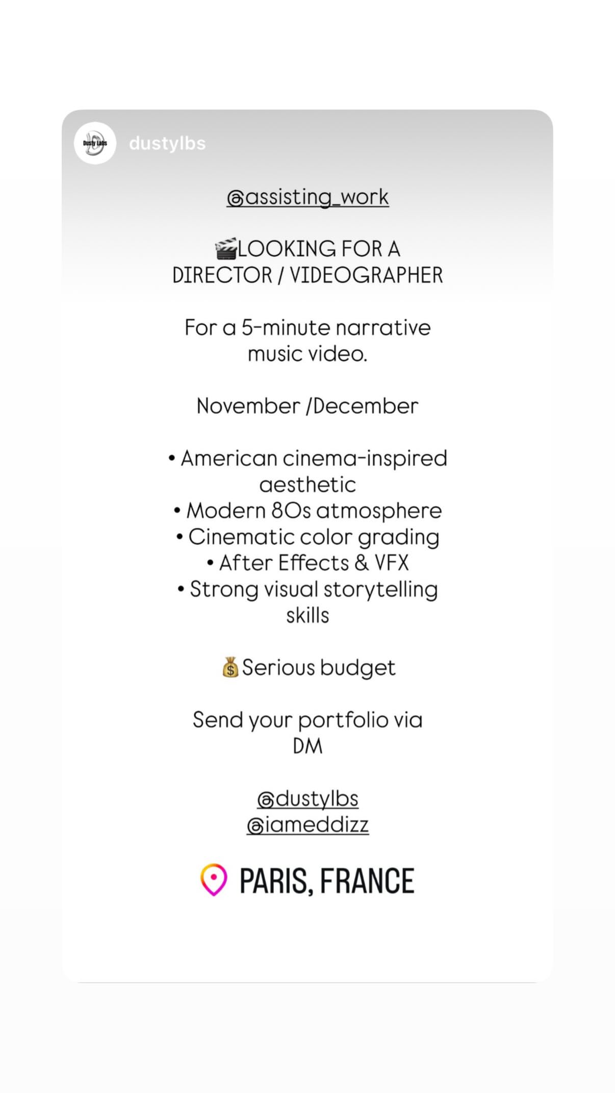 Job post media