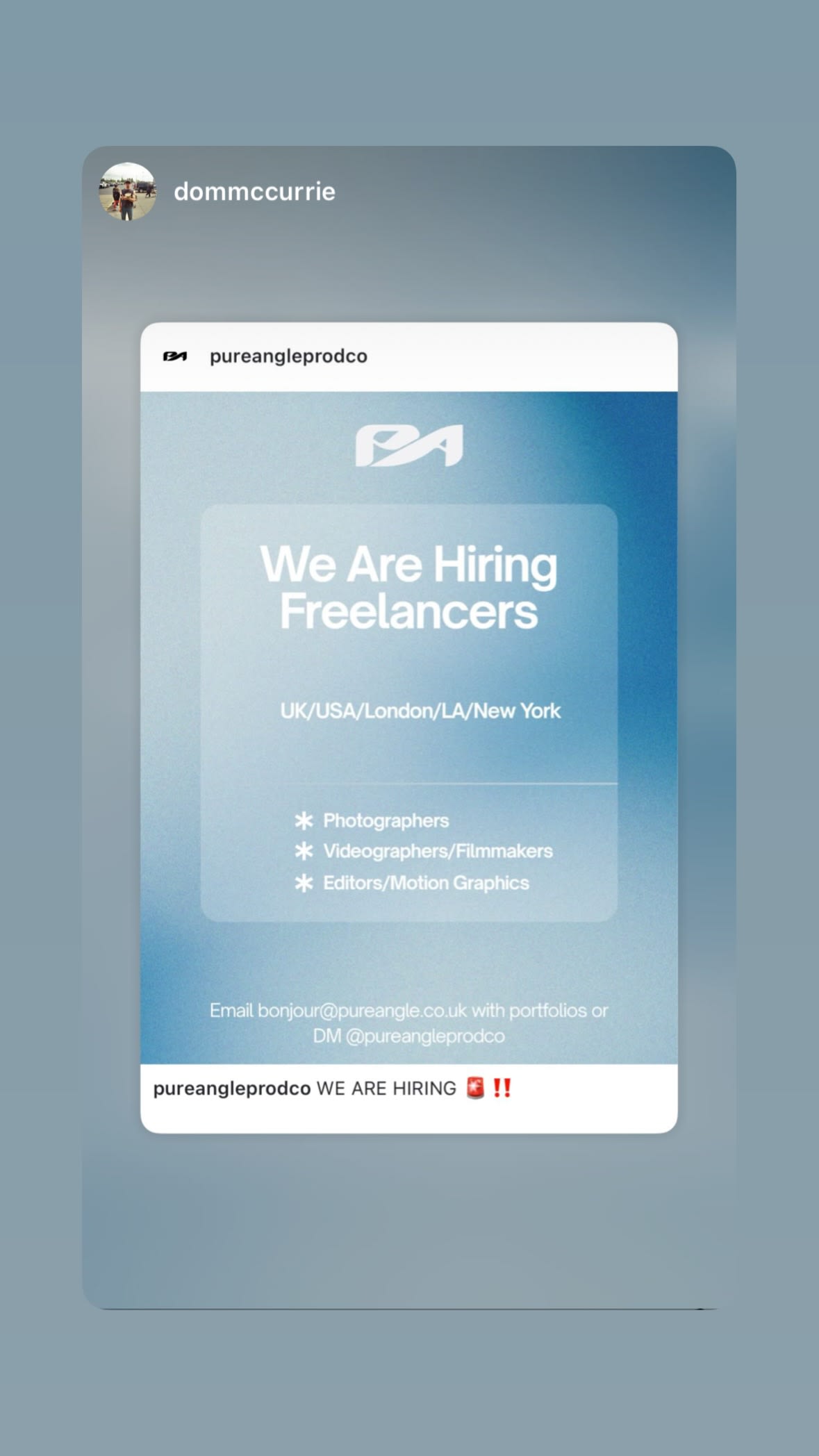 Job post media