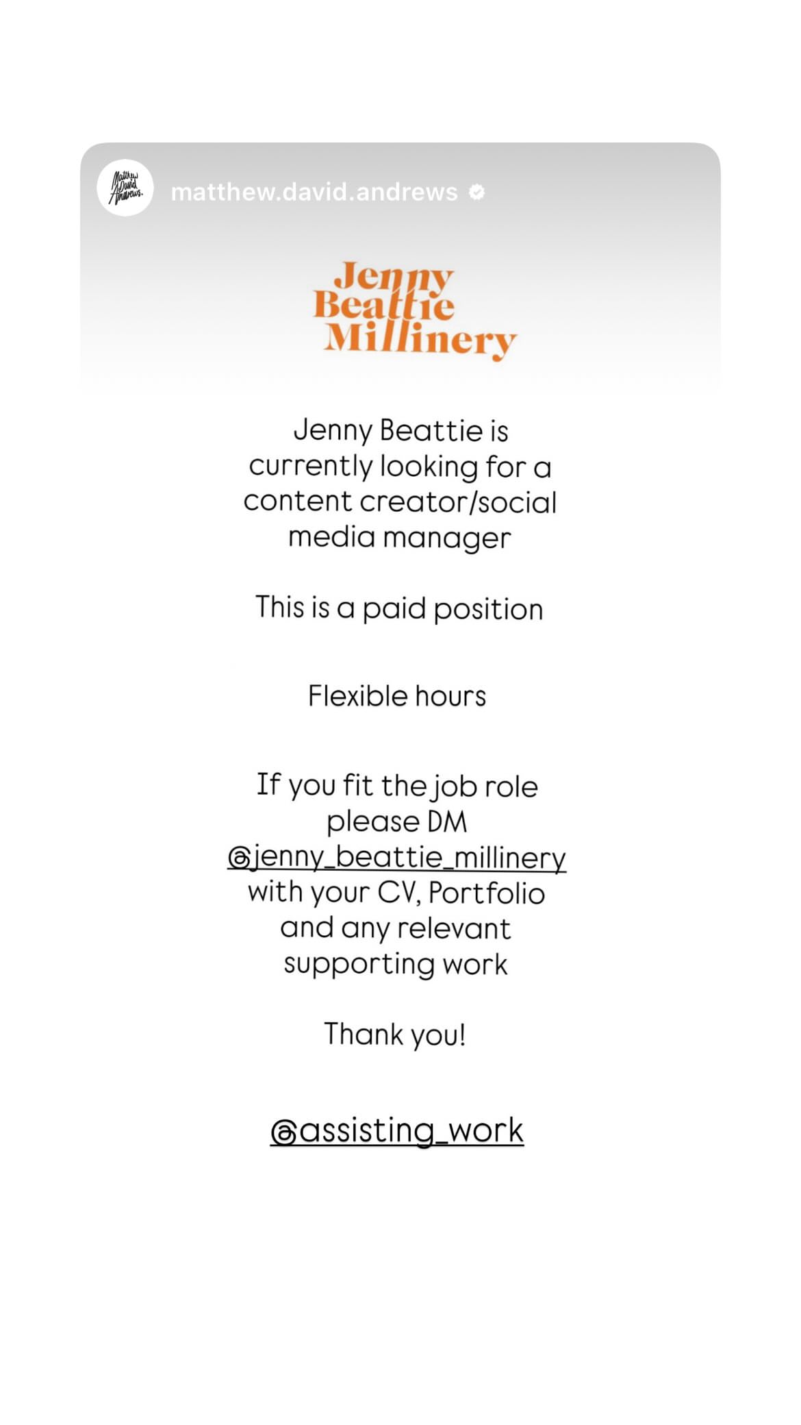 Job post media