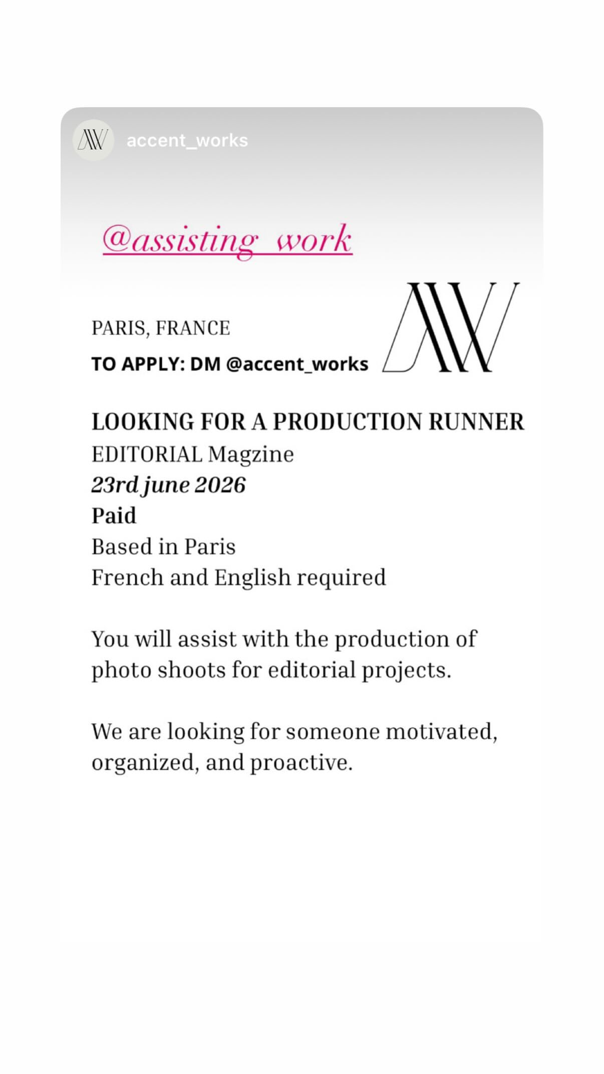 Job post media