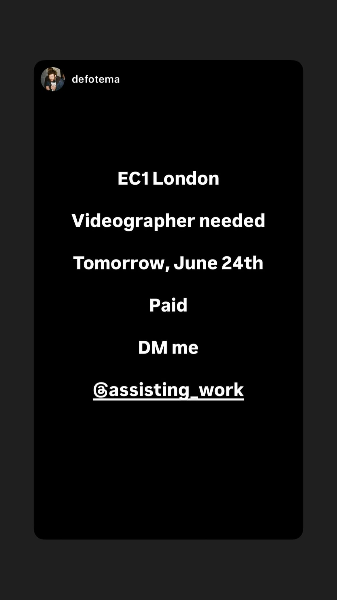 Job post media
