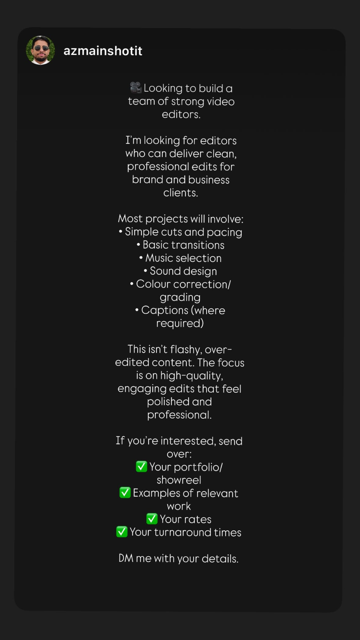 Job post media