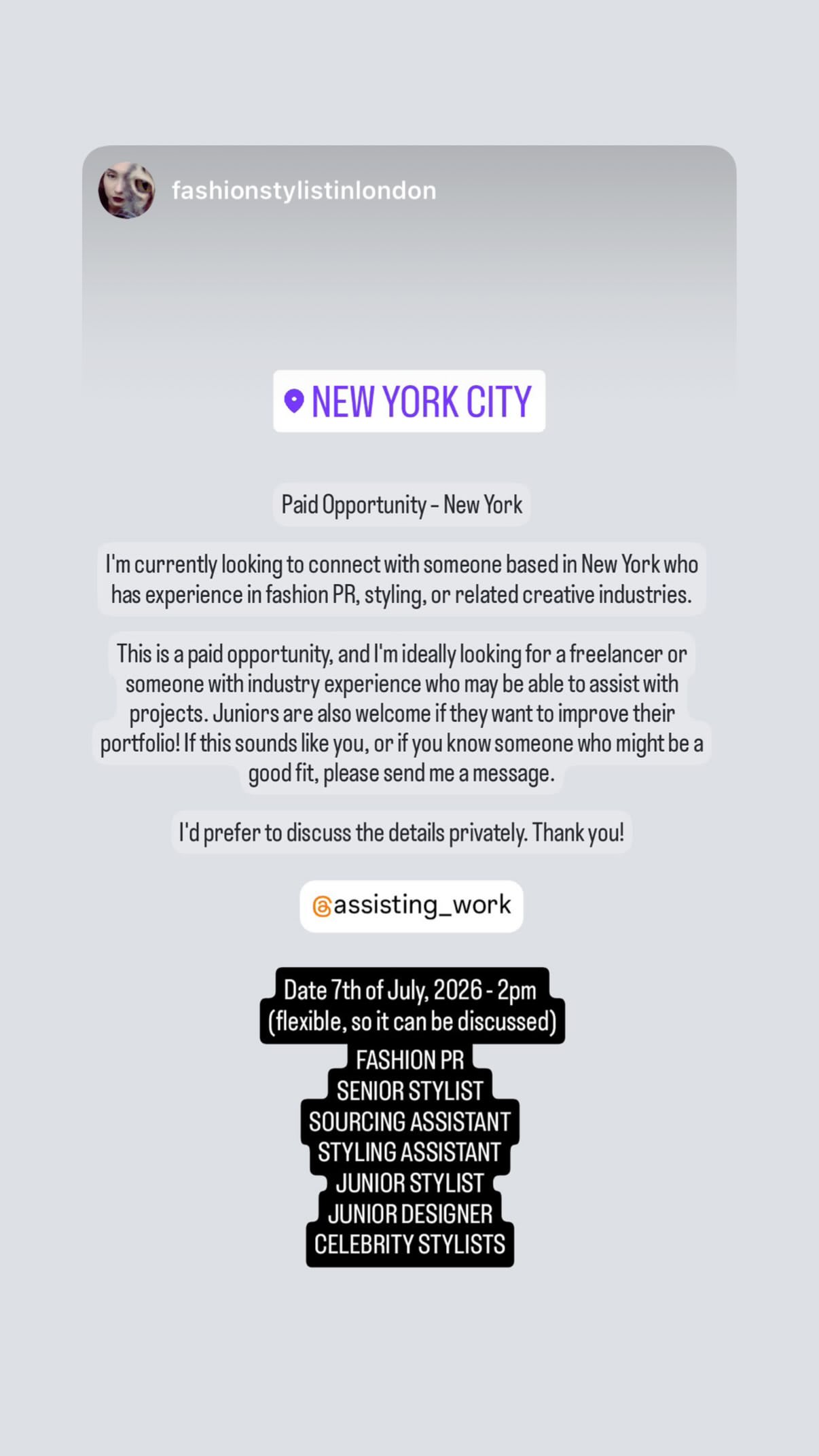 Job post media