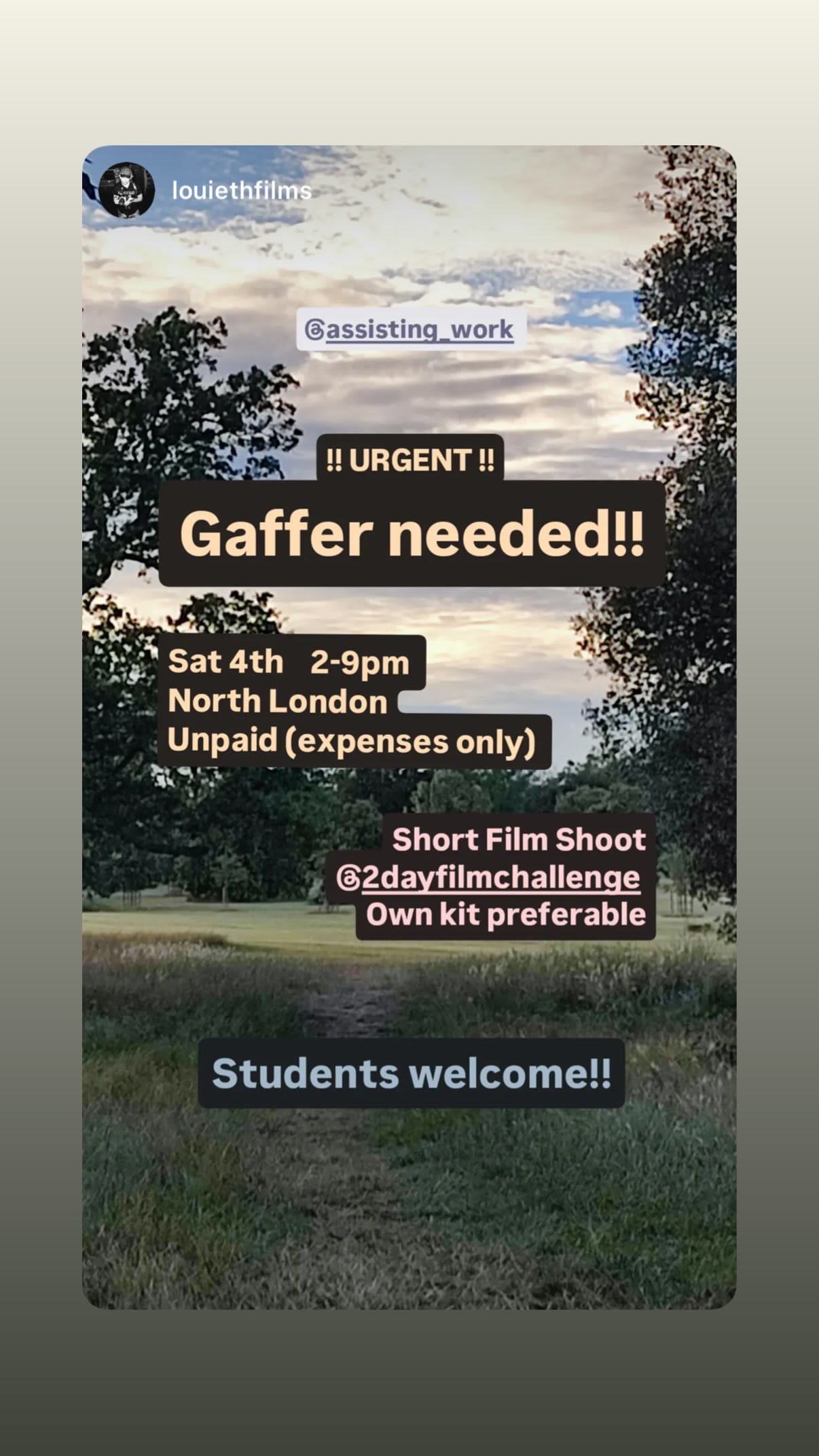Job post media