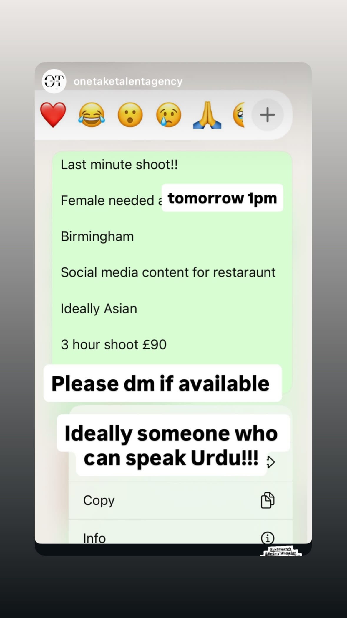 Job post media