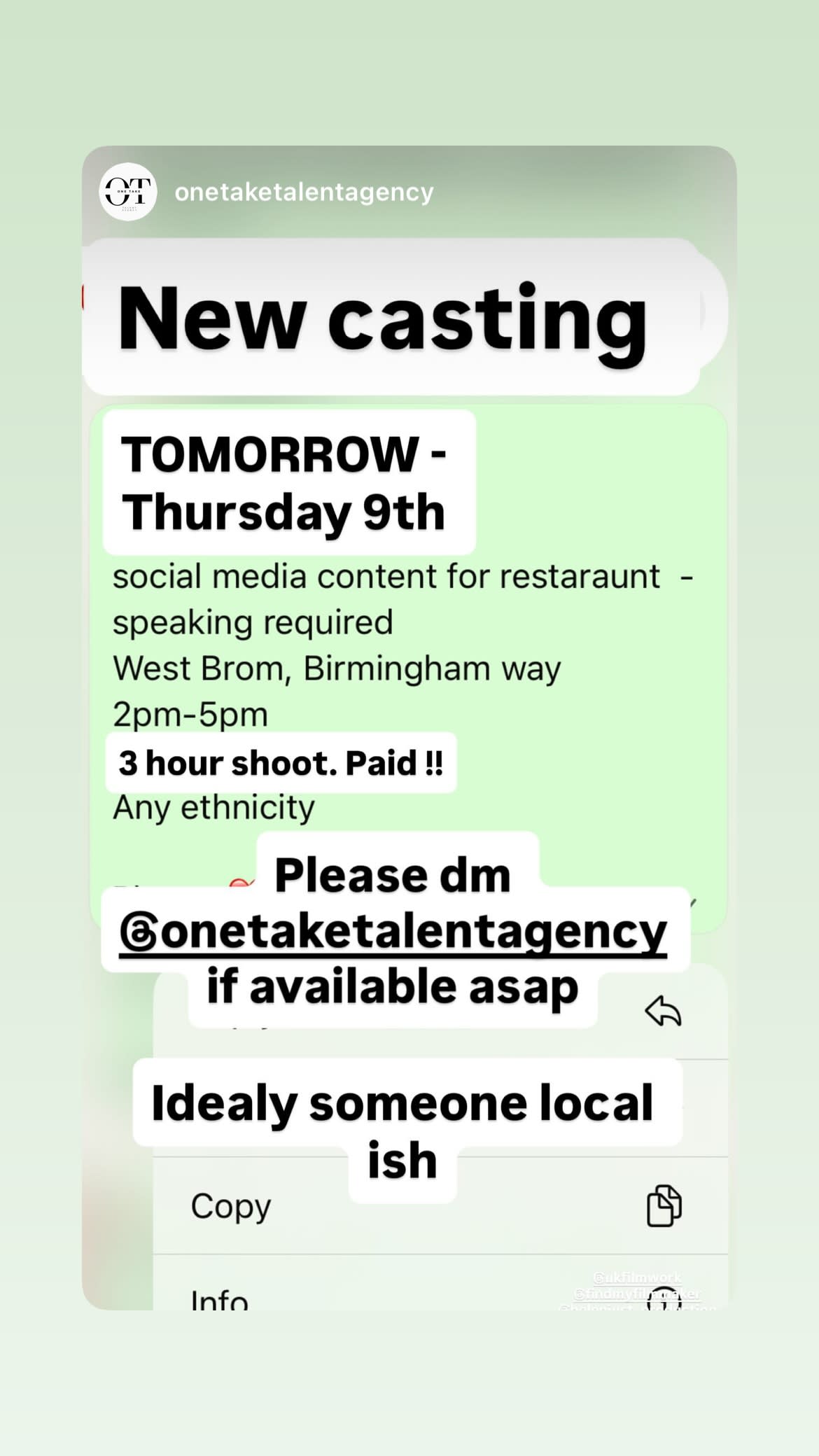 Job post media