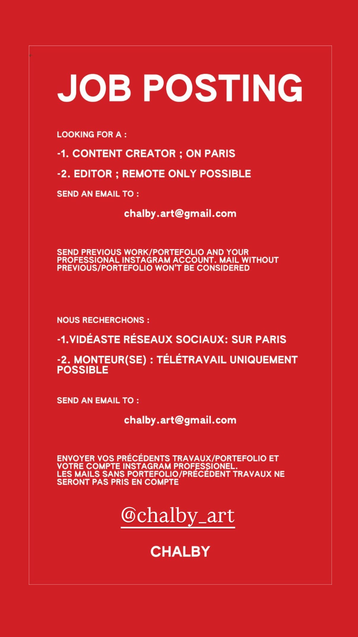Job post media