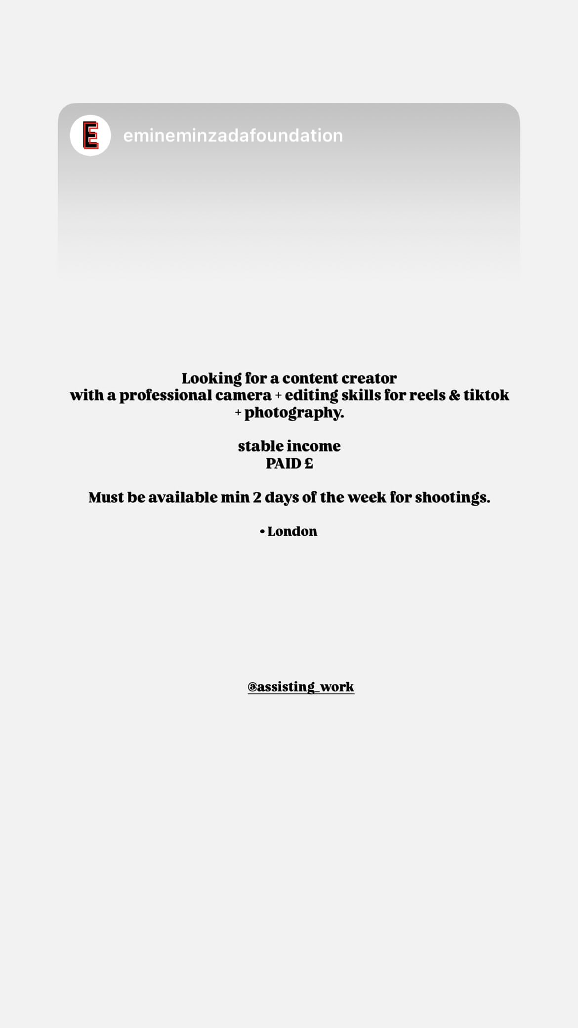 Job post media