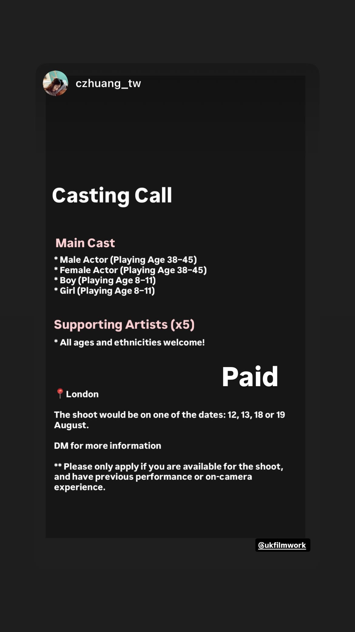 Job post media