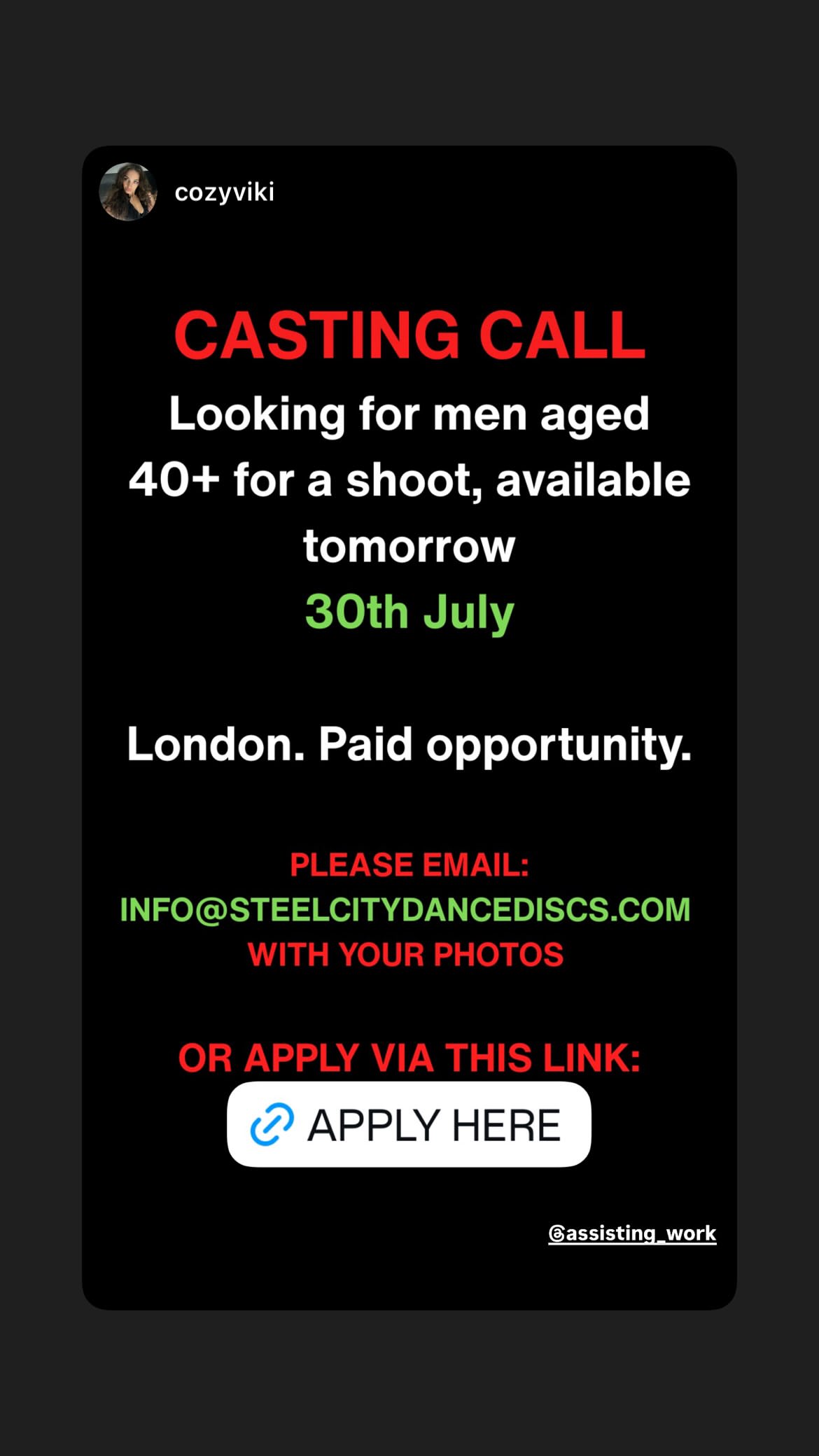Job post media