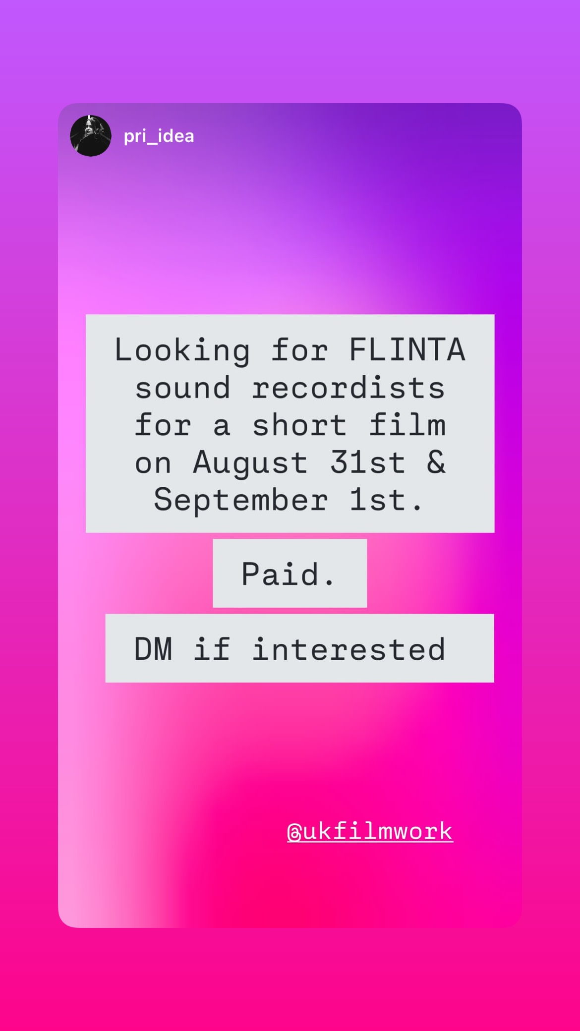Job post media