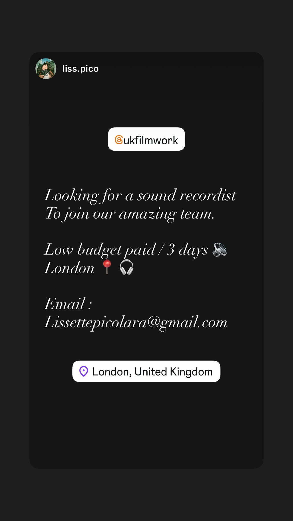Job post media