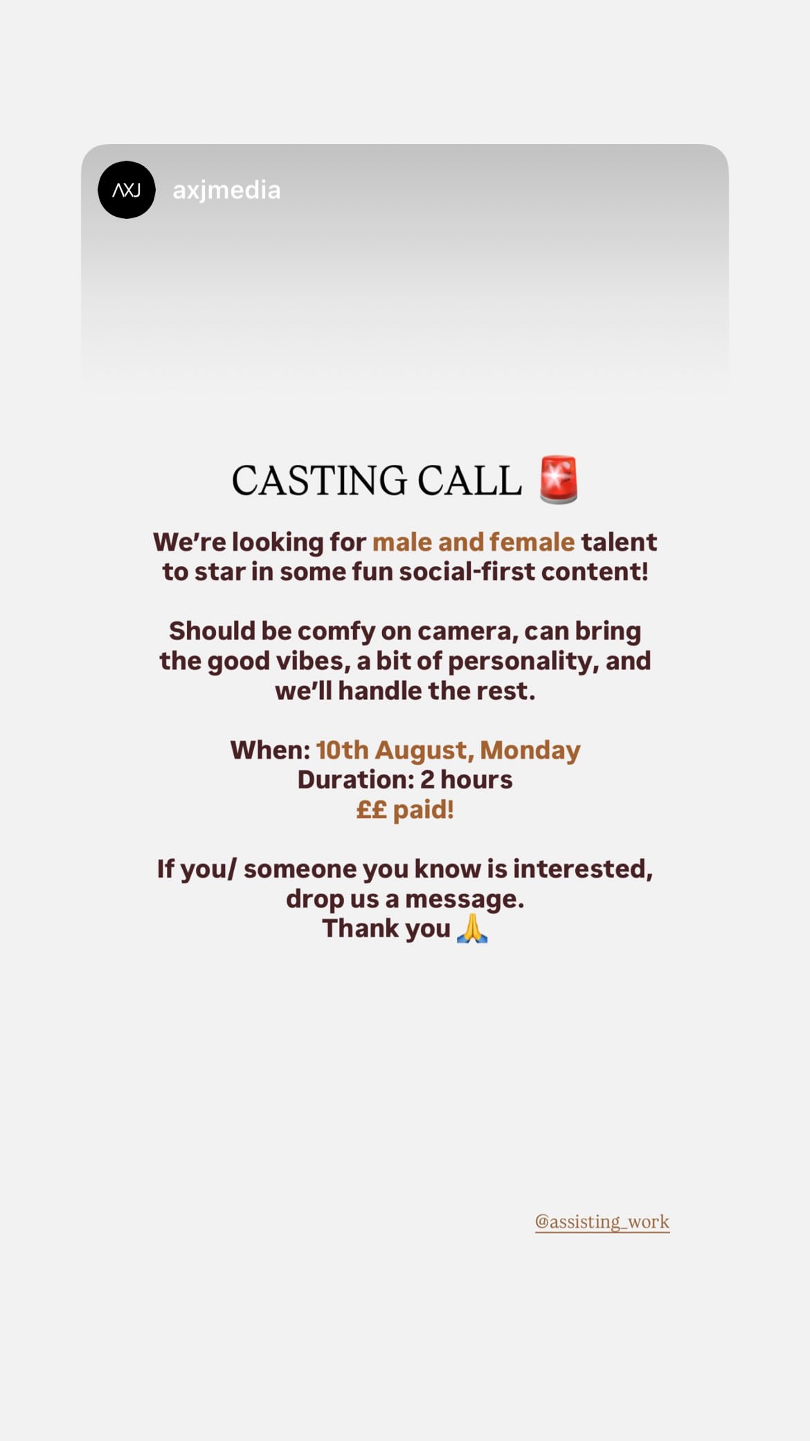Job post media
