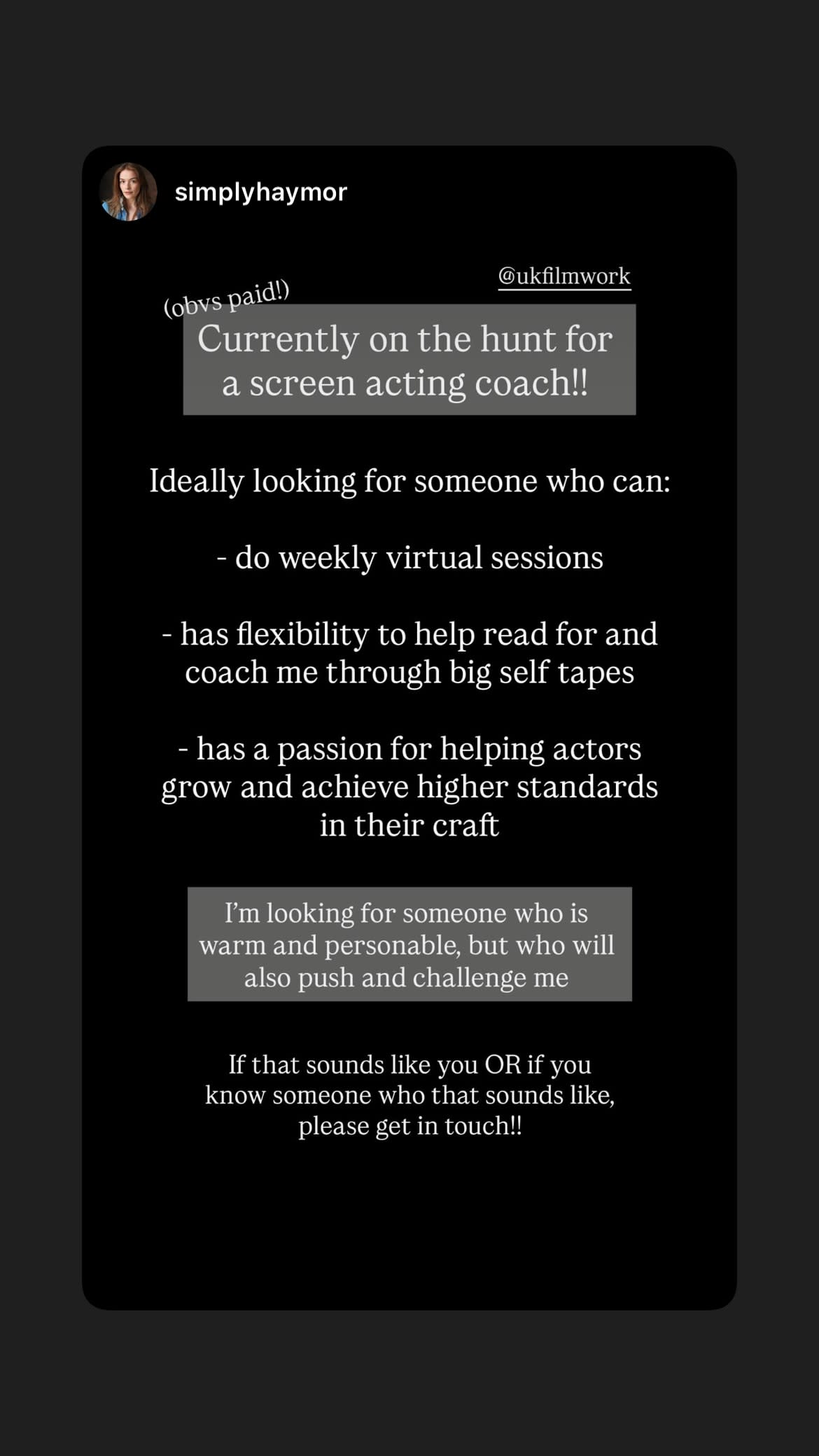 Job post media