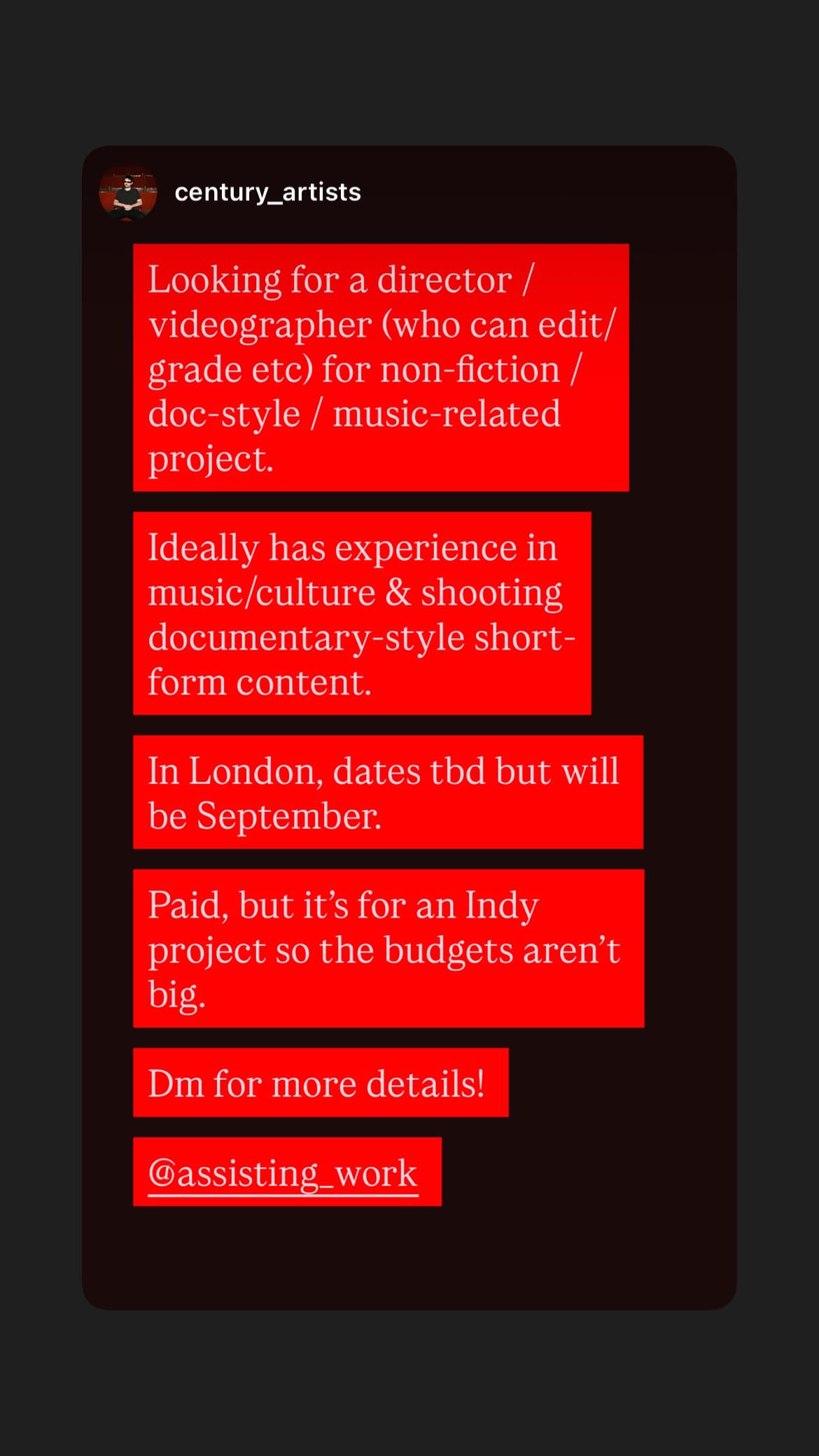 Job post media